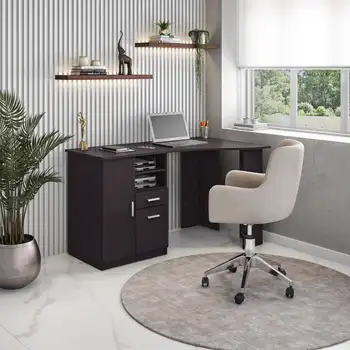 Офисный стол Espresso Classic с вместительным местом для хранения: идеально подходит для организованных рабочих мест